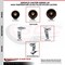 Service Caster 5'' High Temp Glass Filled Nylon Swivel Caster with Bronze Bearing and Brake SCC-20S520-GFNBZHT-TLB - alternate 2